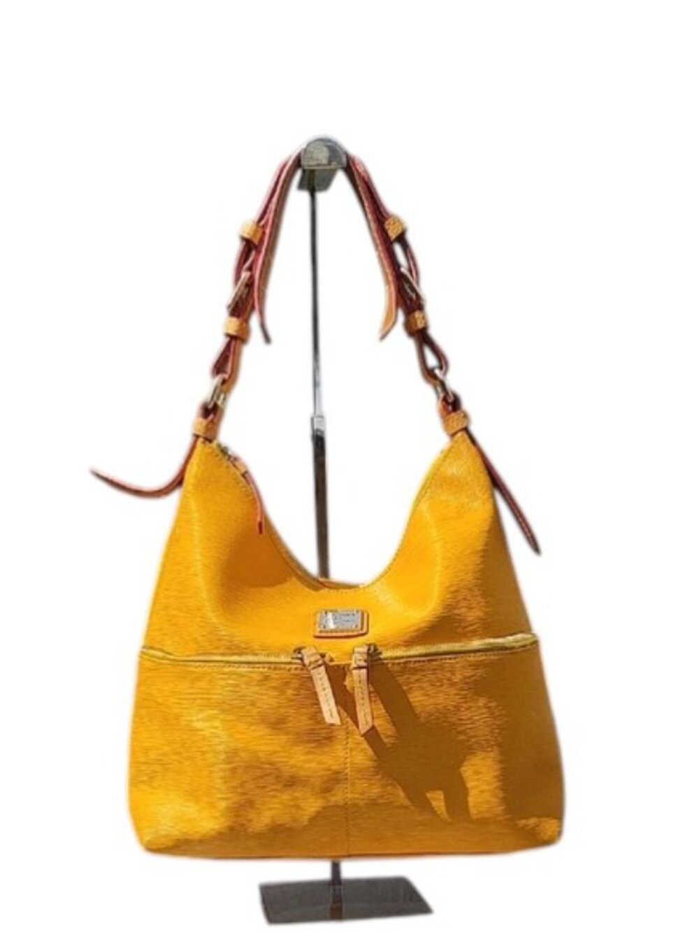 Dooney & Bourke EPI Leather Yellow Leather Bag | GUC - corner wear